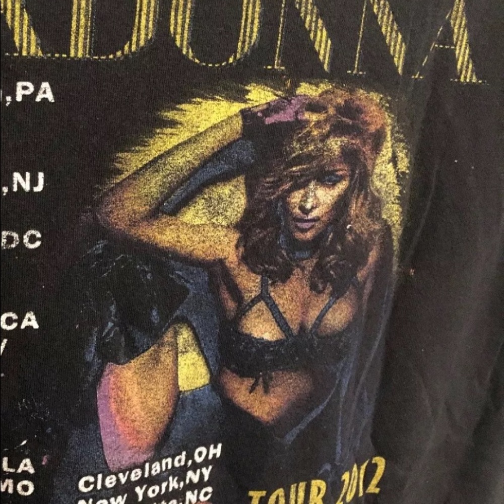 Madonna The MDNA Tour 2012 Oversized Tee T-Shirt - Picture 10 of 10
